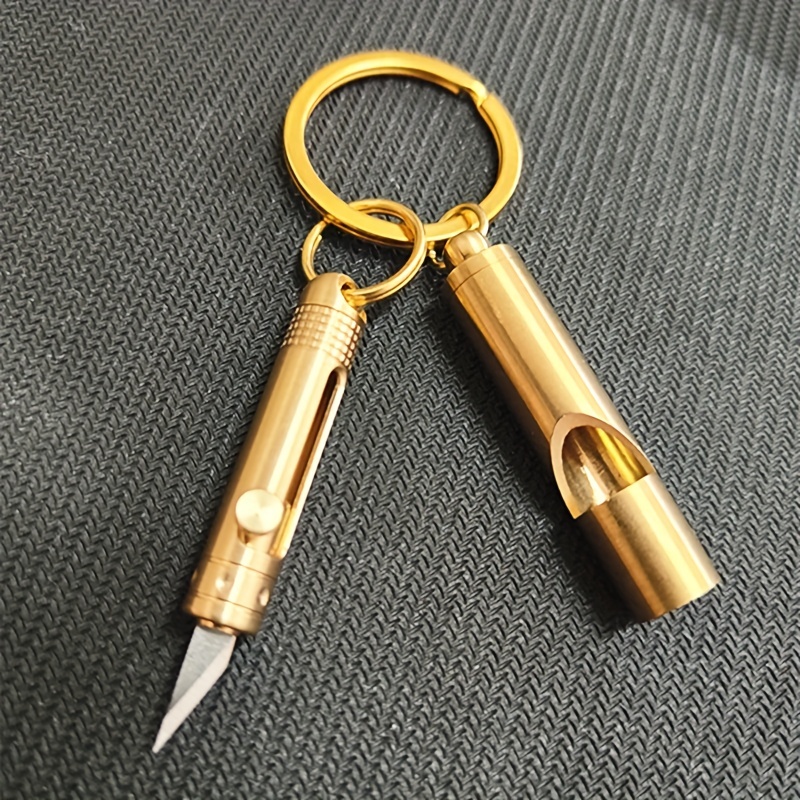 Mini coltello in ottone Portachiavi autodifesa Accessori - Temu Italy