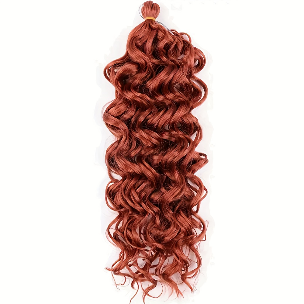 50 8cm Long Curls Crochet Hair Extensions - Natural Look for Everyday Use