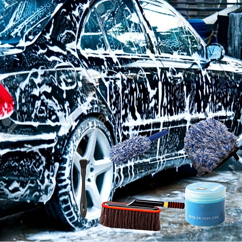 Car Cleaning Beauty Brush Set Car Cleaning Kit Car Detailing - Temu