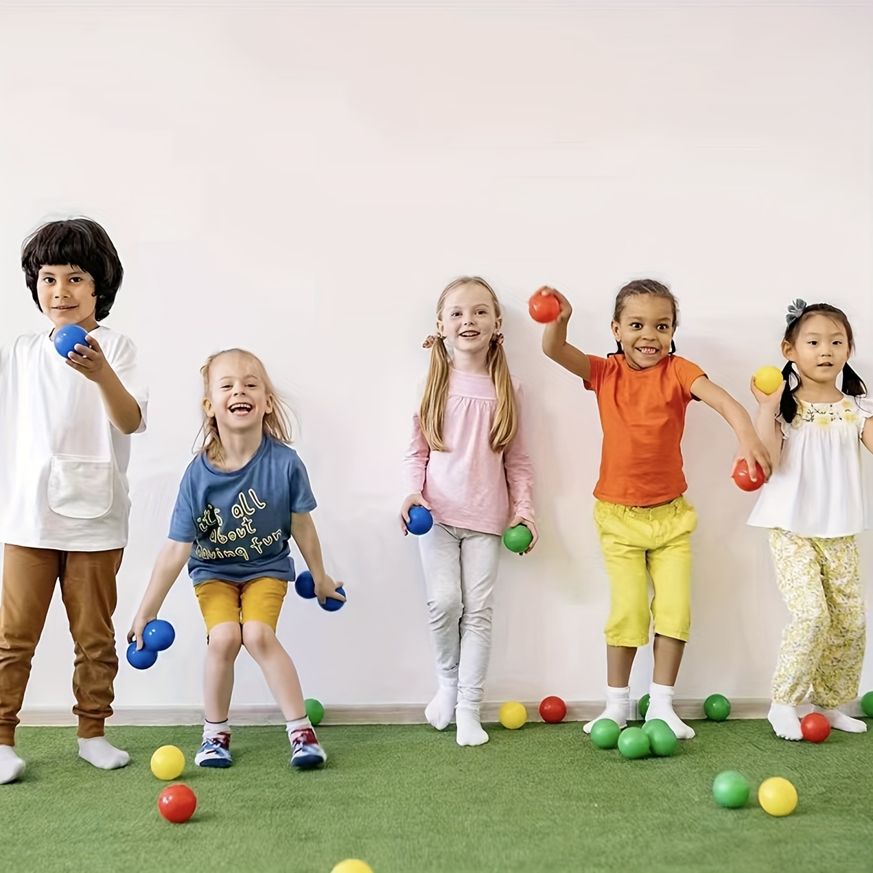 Juego De 100 Pelotas Bolas Piscina Plastico Colores Para Niños