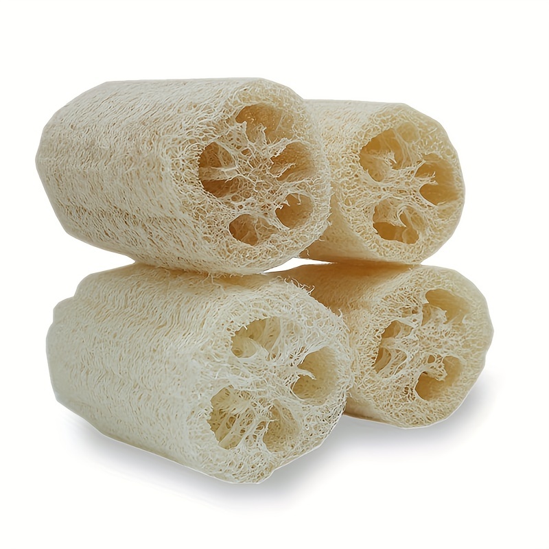 GOXAWEE Natural Loofah Sponge, Egyptian Shower Exfoliating Body Scrubber, Organic Luffa Sponge For Kitchenware Cleaning, Exfoliating Your Skin, SPA, Beauty, Bathing, Daily Care, DIY Soap