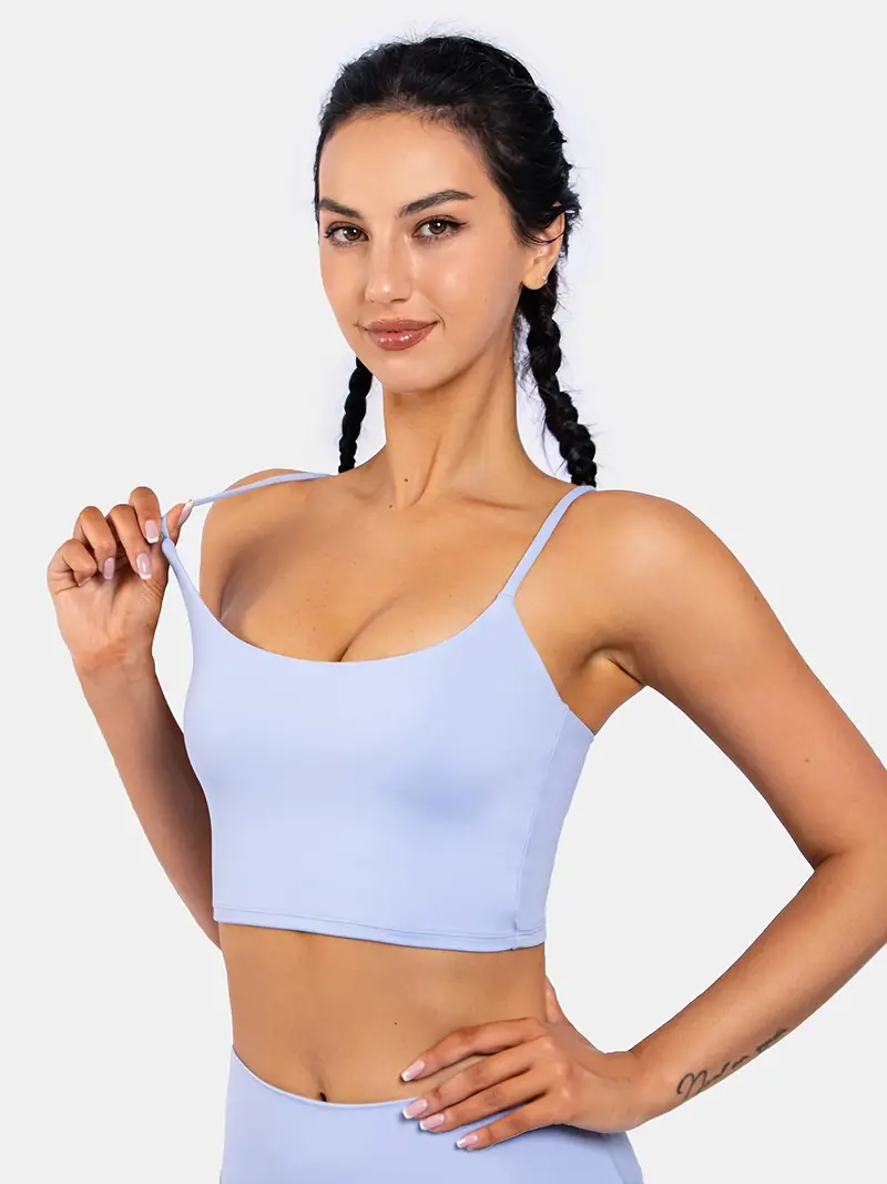 Women's Ruched Drawstring Sports Bra Comfortable Supportive - Temu