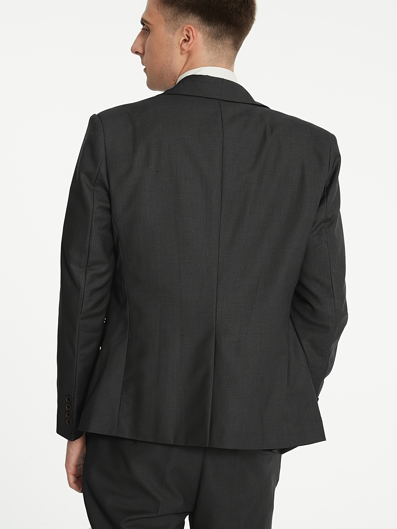 38X Modern Fit Ridge Merino Wool Tuxedo Jacket w/ 32 Waist Flat Front Pants  Suit