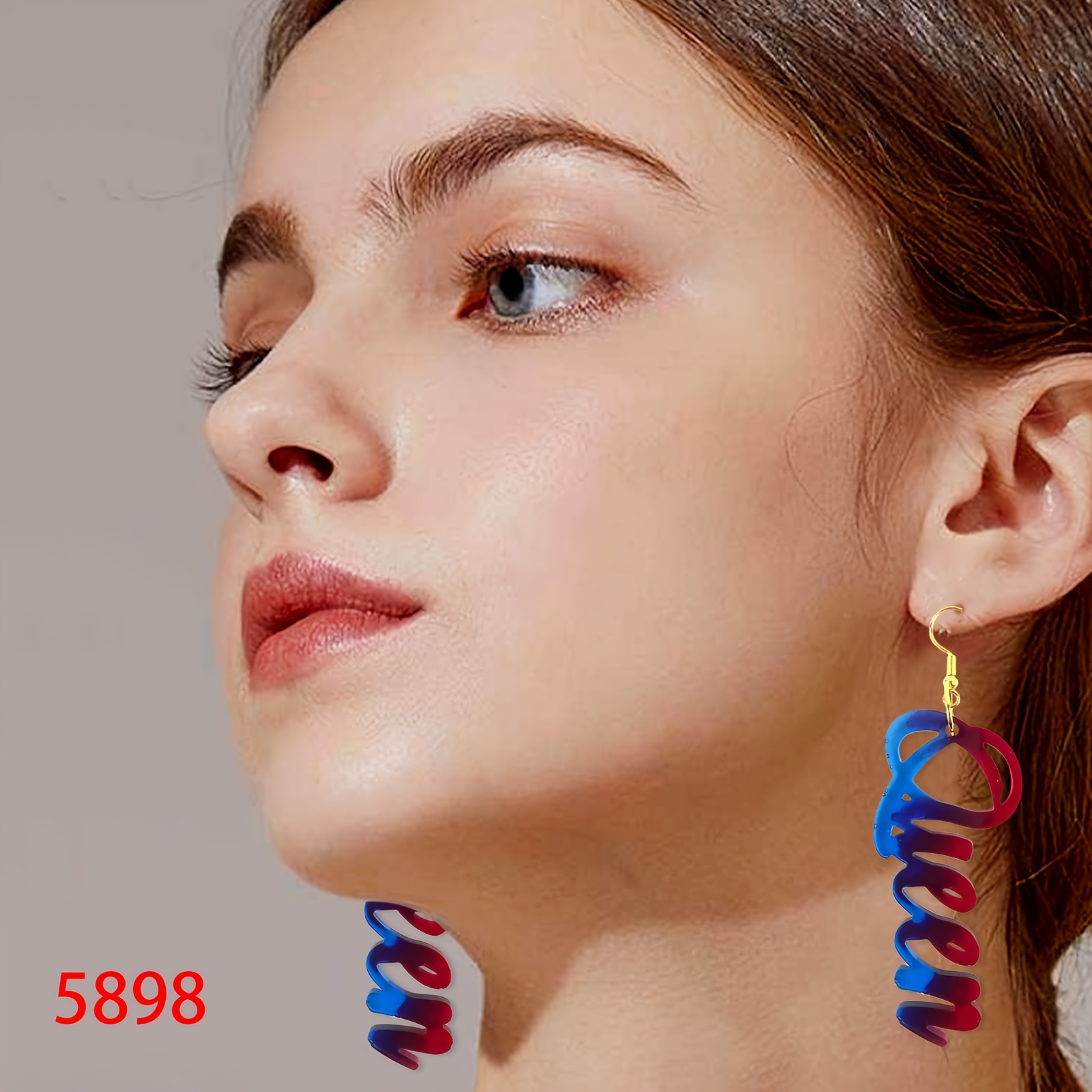 Feather - Colored Silicone Earrings