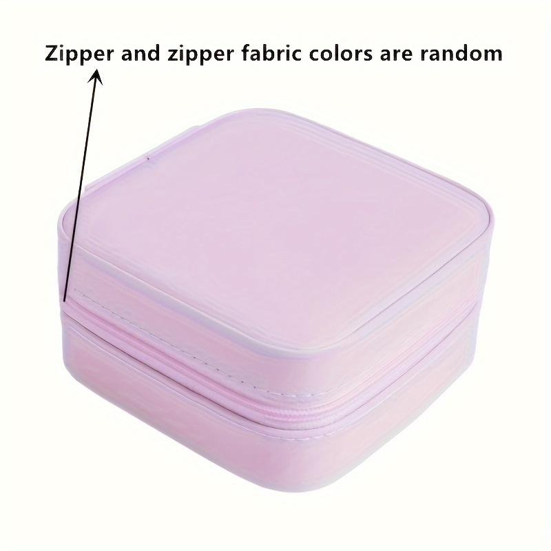 Simple Solid Color Storage Box Lightweight Jewelry Organizer