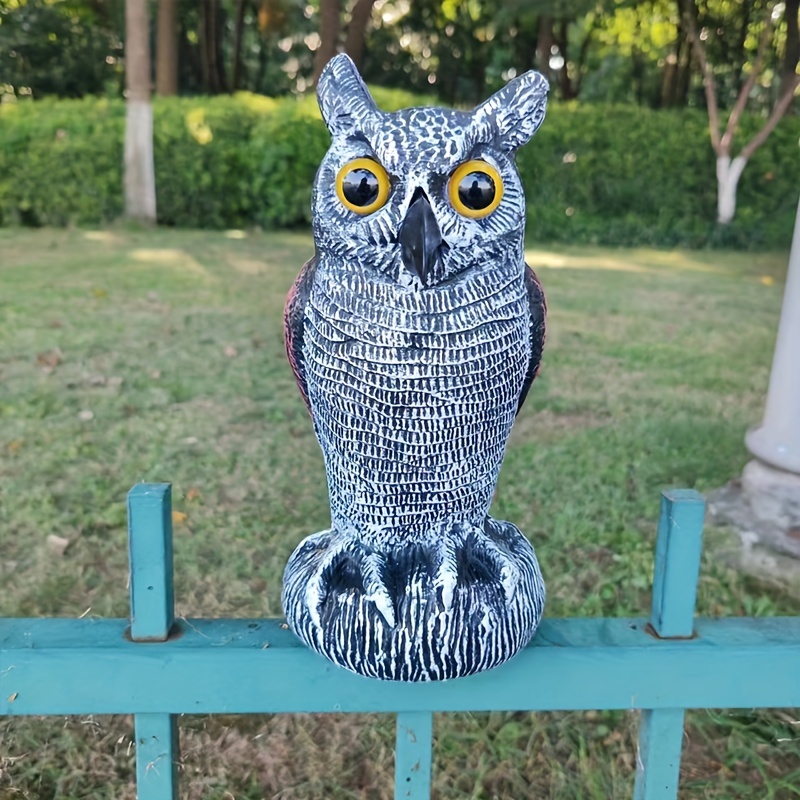 1pc Art De Jardin Bird Décoratif De Jardin En Métal Owl - Temu France