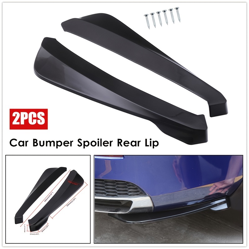 Universal Car Rear Bumper Lip Diffuser Splitter Spoiler - Temu
