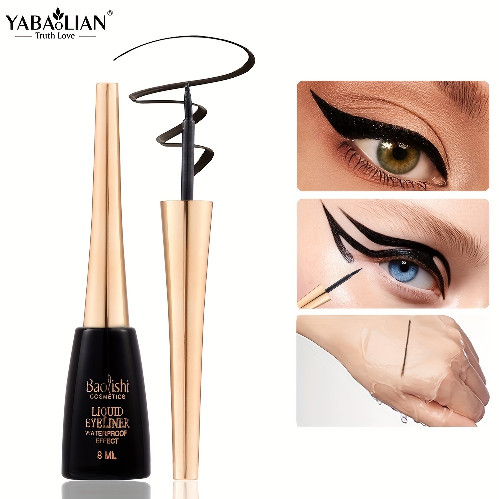 

Long-lasting Waterproof Black Eyeliner For Quick Drying And Smudge-free Application