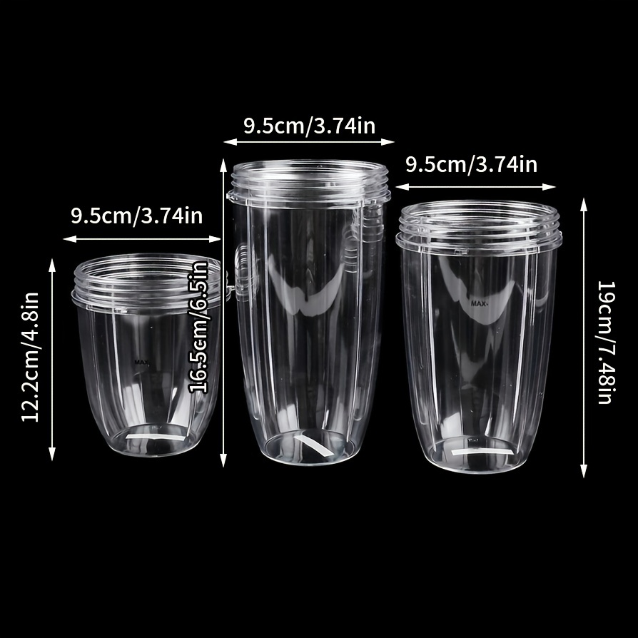 R Tall Replacement Cups Juicer Cup For Nutribullet Clear Cup - Temu