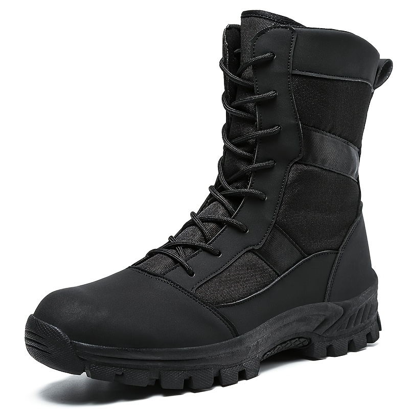 Men’s Tactical Boots Lightweight Combat Boots Military Work Boots Desert  Boots Outdoor Army Hunting Jungle Hiking Boots : : Clothing, Shoes  