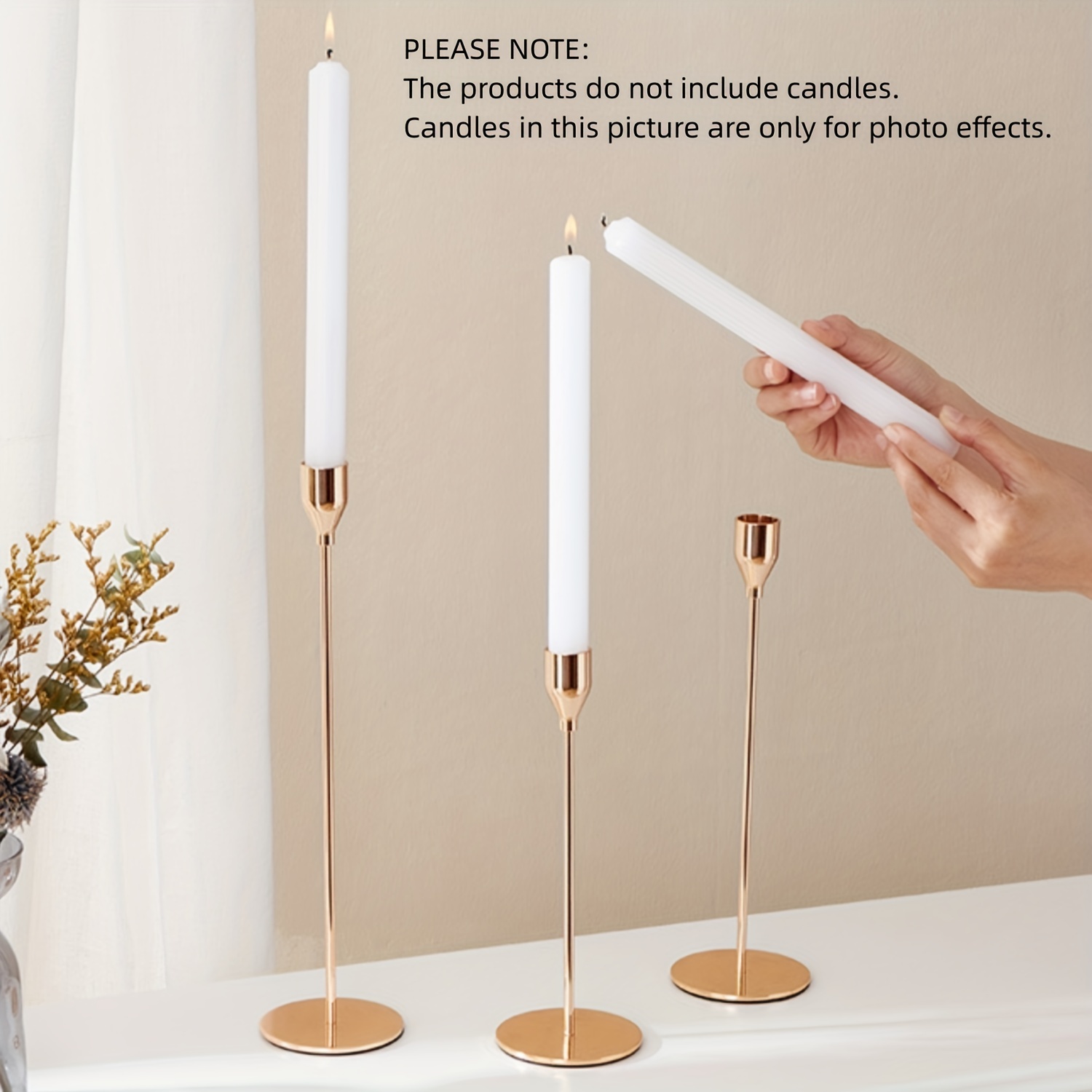 Gold Candle Stand