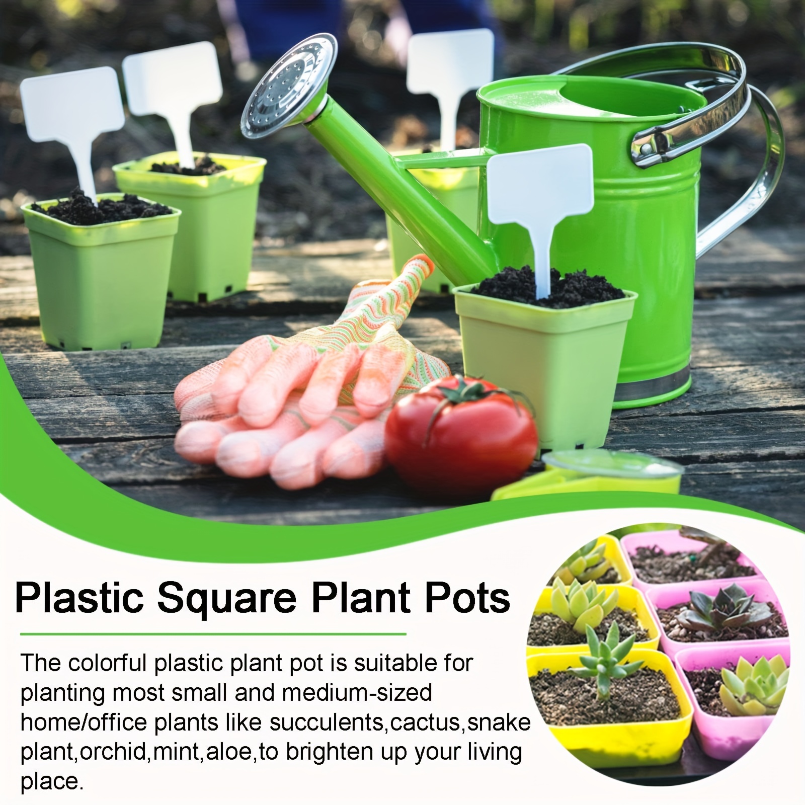 Jardin de serre fleur vert rond carré pépinière en plastique plante pot ODM  OEM à vendre - Chine Pots à fleurs en plastique et pot à succion en  plastique prix