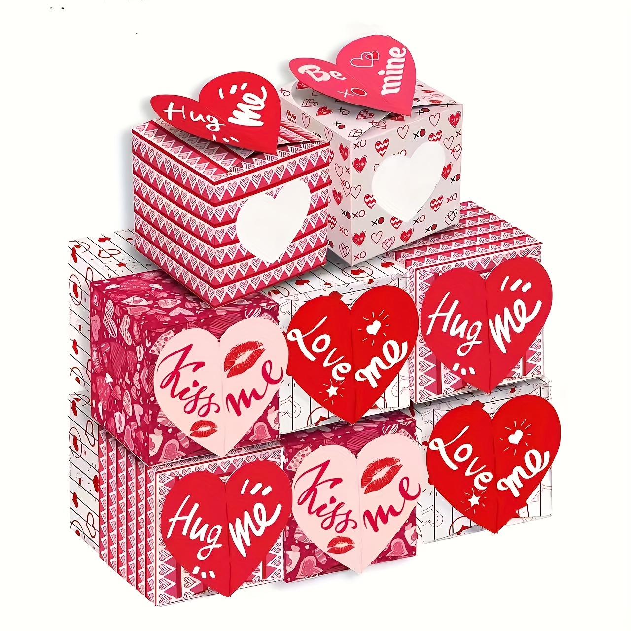 12pcs Cajas Regalo San Valentín Hermosas Muestran Amor Cajas - Temu Mexico
