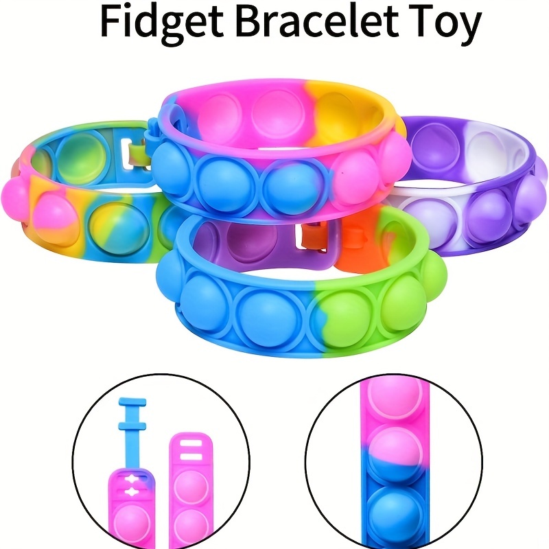 Rainbow Toy Bracelets (Pack of 12)