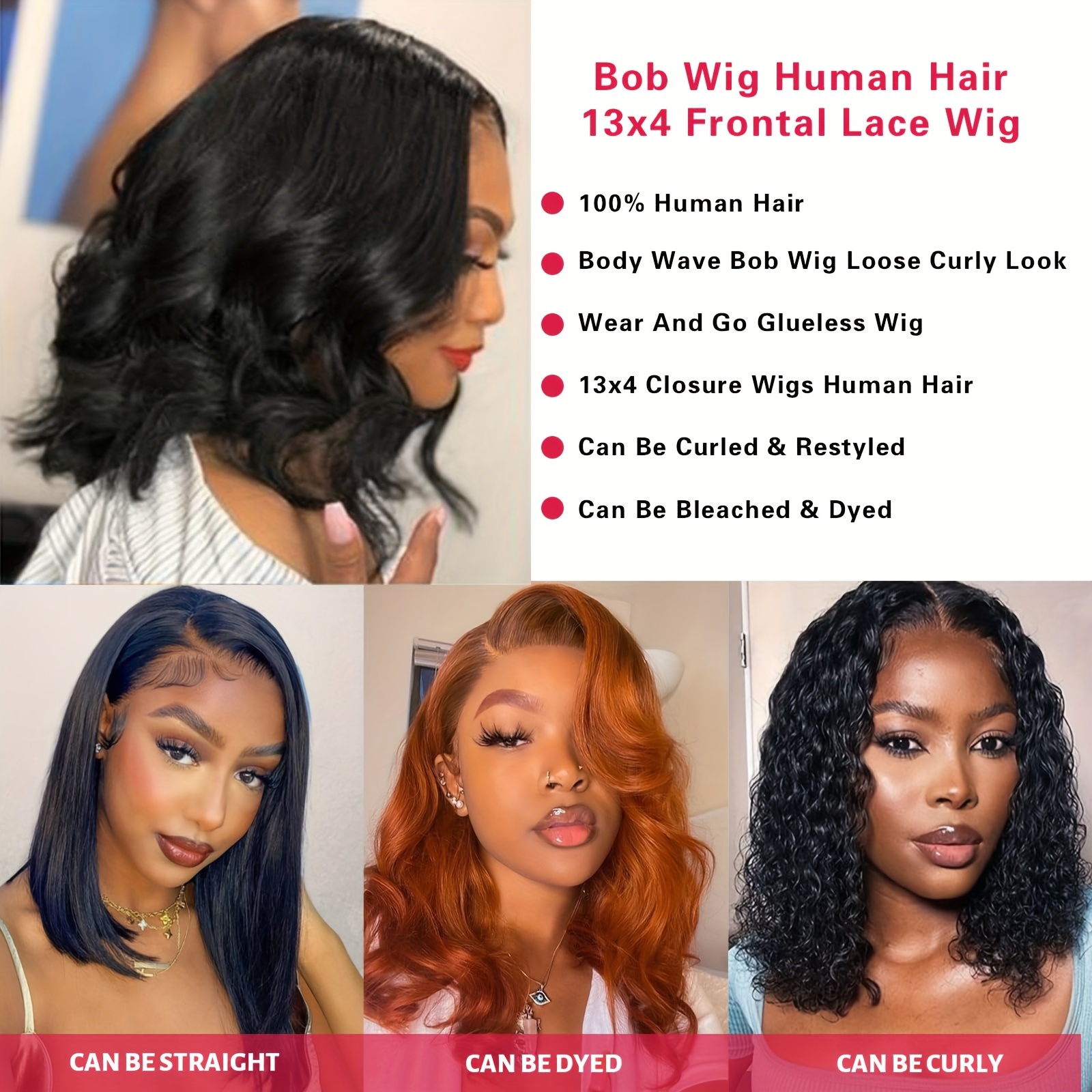 Pre-plucked Body Wave 13X4 Full Frontal Wig – mybombhair