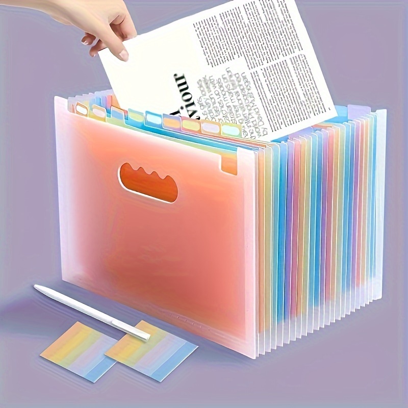 5 Pièces Porte Revue Bureau en Papier Kraft, Dossier Rangement Organisateur  Documents Carton pour Fichiers, Dossiers, Fournitures de Bureau