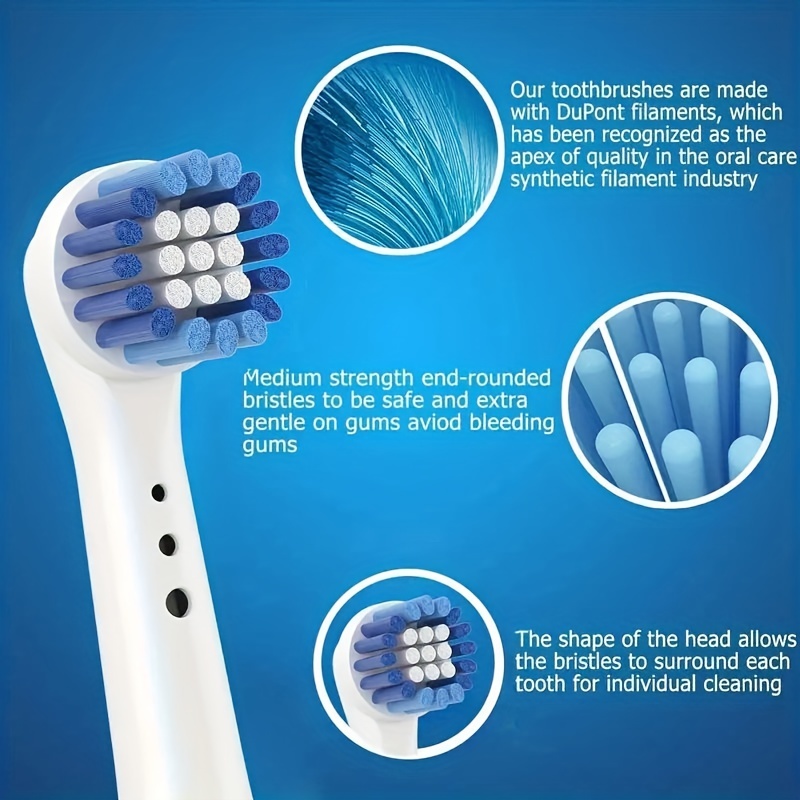 Replacement Toothbrush Heads Compatible with Oral B Braun, 20 Pcs  Professional Electric Toothbrush Heads Brush Heads for Oral B Replacement  Heads