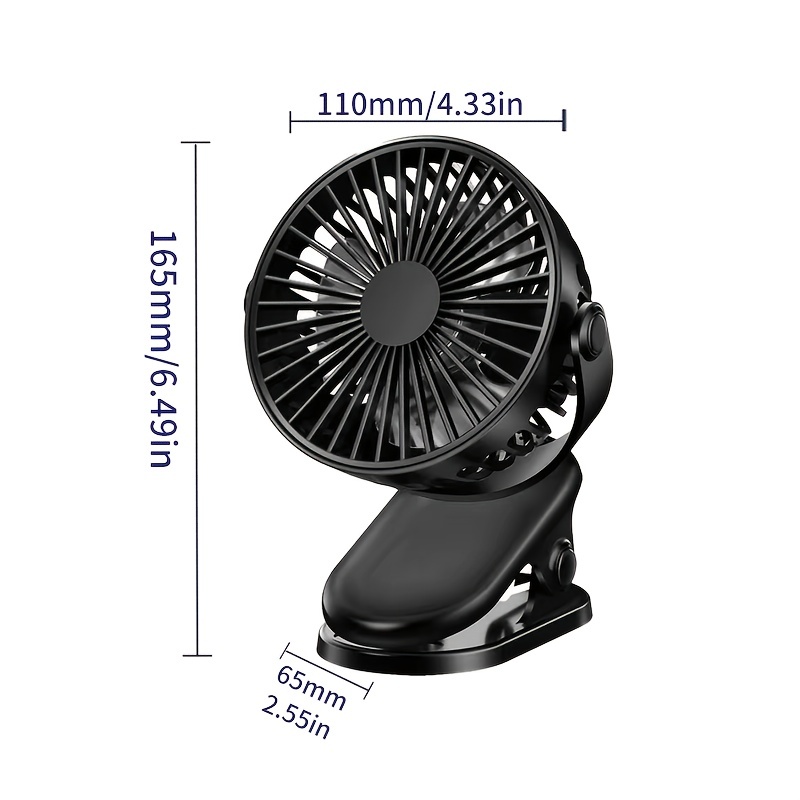 New Clip Small Fan Usb Rechargeable Student specific Mini - Temu