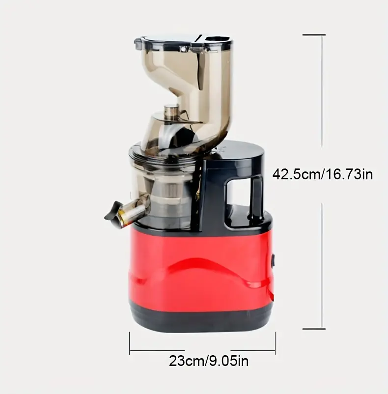 1pc juicer machines cold press juicer masticating juicer perfect for orange apples citrus juicing wide chute for easy fruit and vegetable intake for kitchen details 18