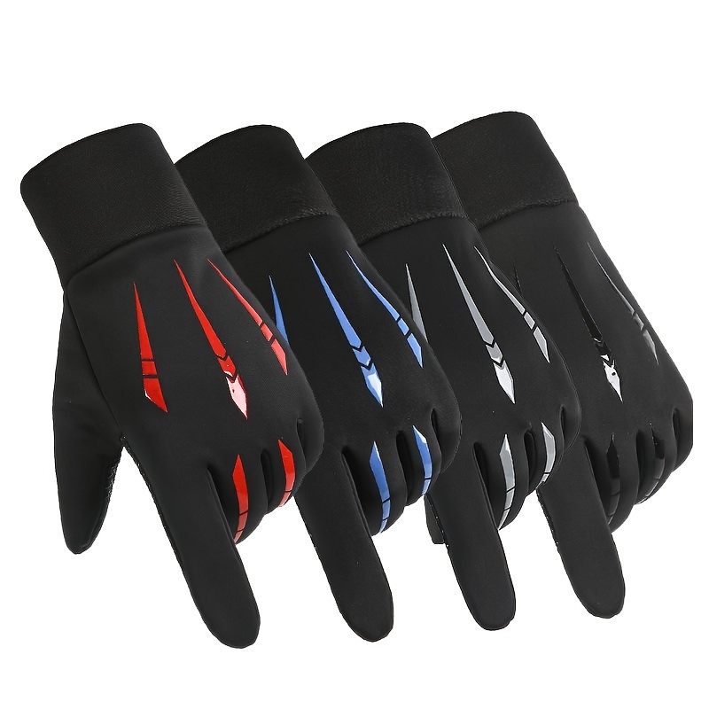  Guantes de invierno para mujer con pantalla táctil, guantes  térmicos con forro polar, guantes de dedo completo, guantes impermeables  para motocicleta : Ropa, Zapatos y Joyería