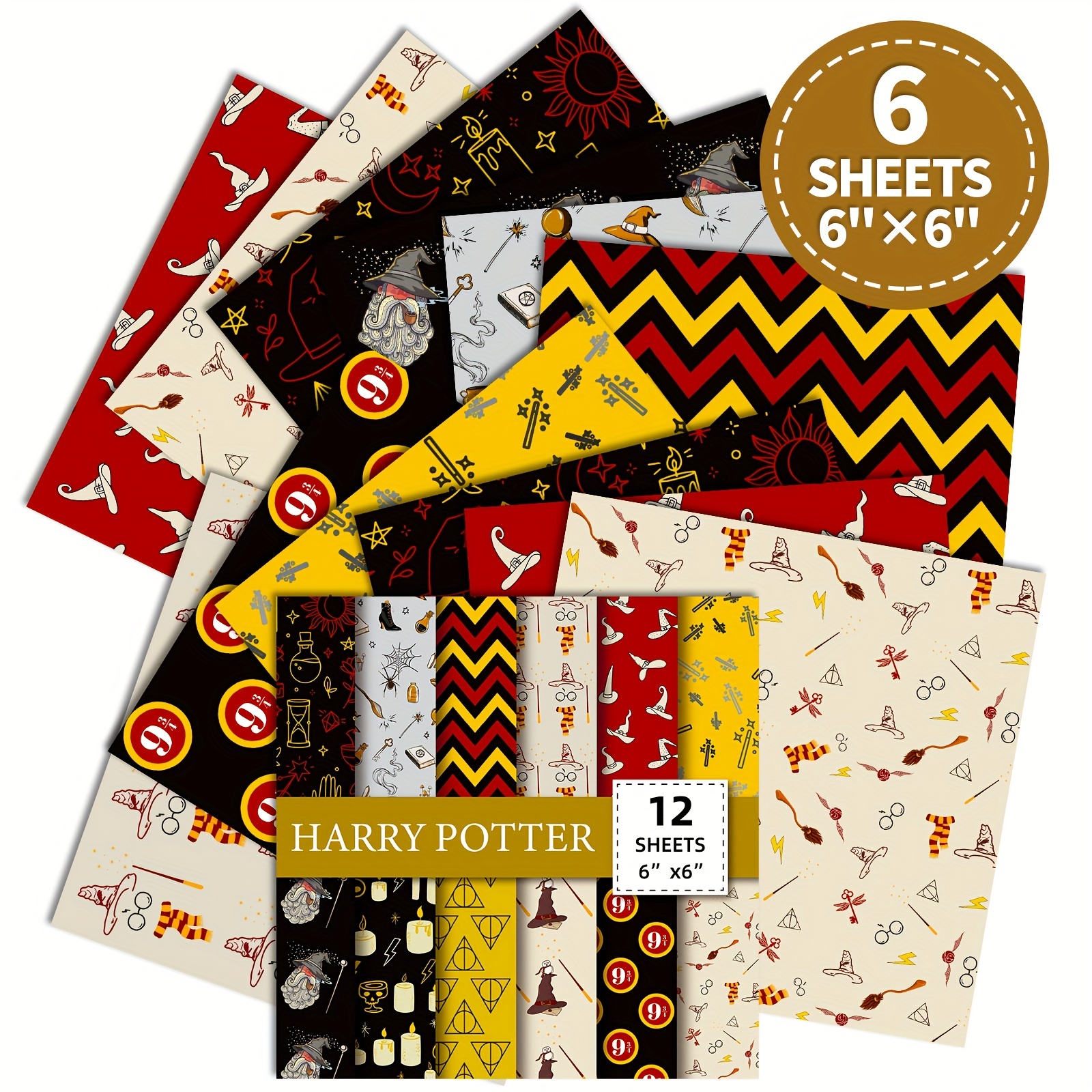 Harry Potter Scrapbook Paper - Pattern