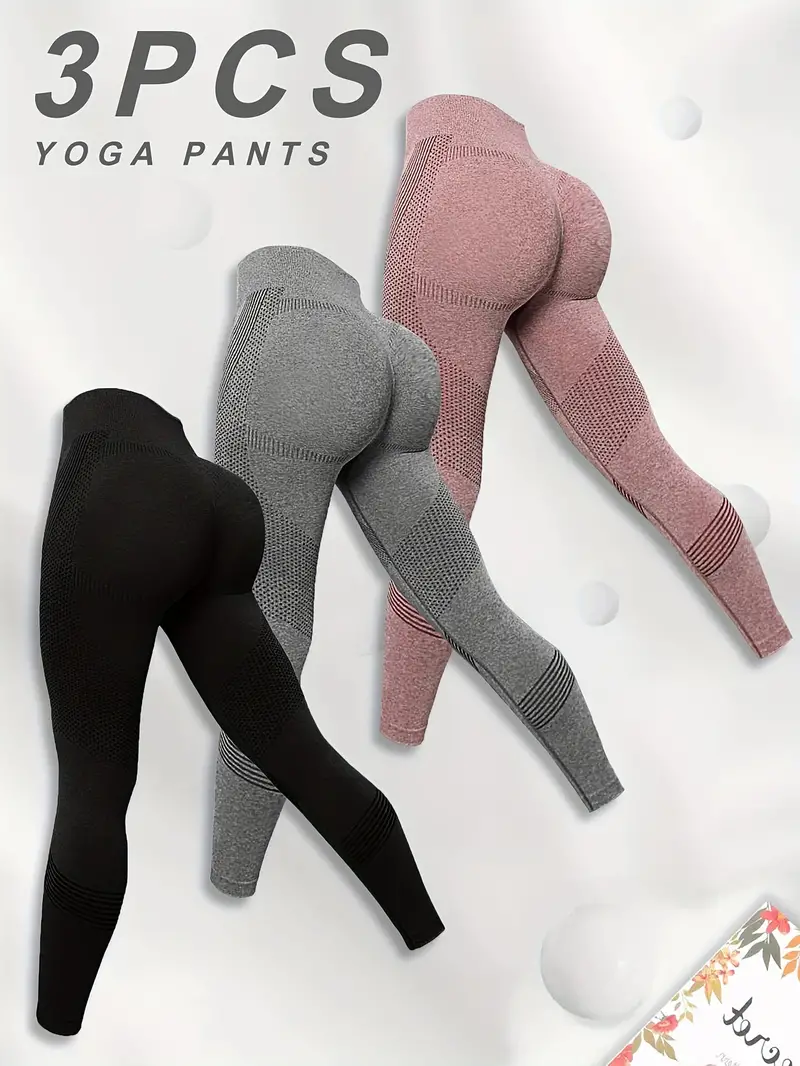 Butt Lifting Yoga Pants High Stretch Slim Fit Workout Yoga - Temu