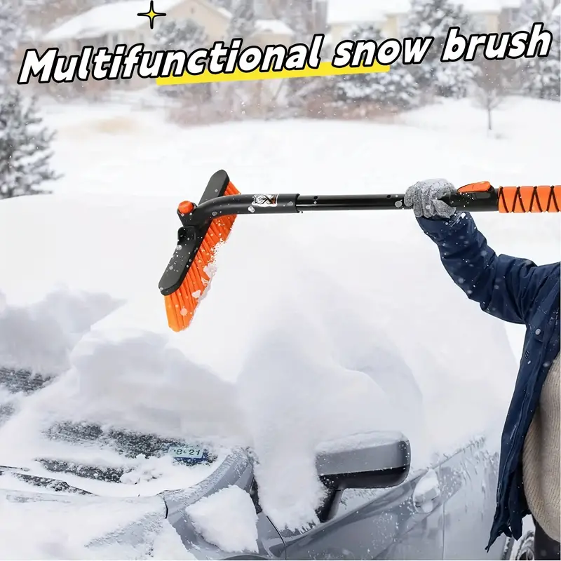Snow Brush Car Snow Brush Foldable Detachable Multi - Temu