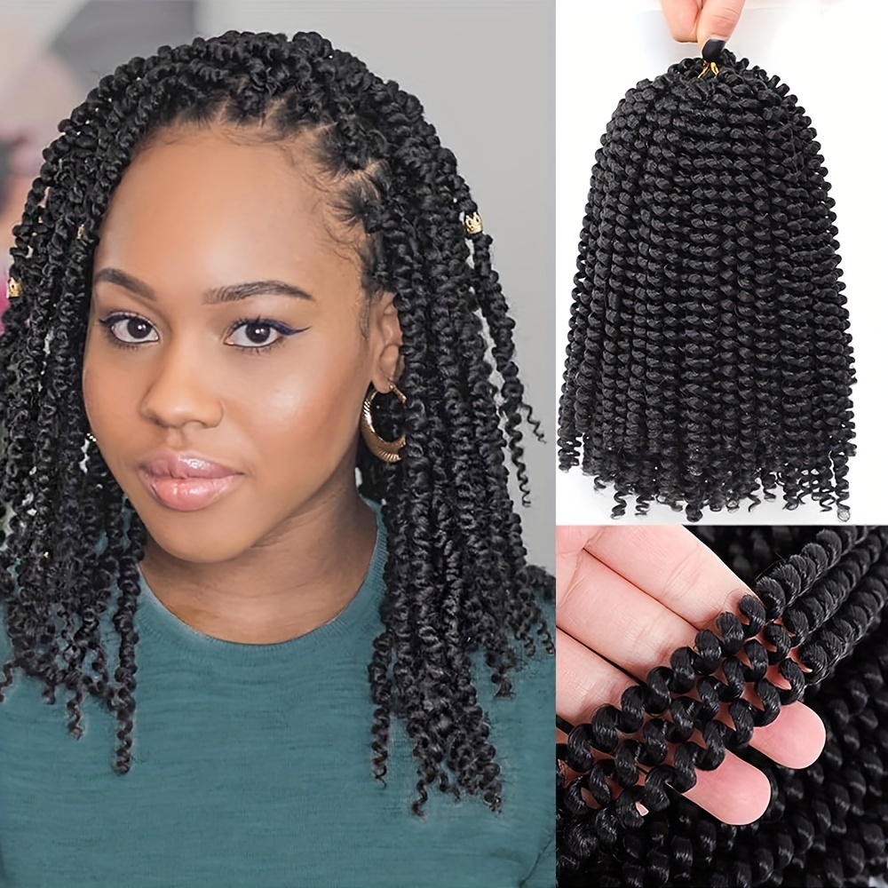 3 Paquets Passion Twist Crochet Tressage Cheveux Printemps - Temu France