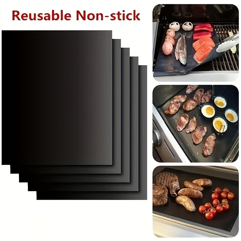 Acheter Plaque de cuisson antiadhésive en téflon pour Barbecue, plaque de  cuisson réutilisable en téflon pour tapis de fête