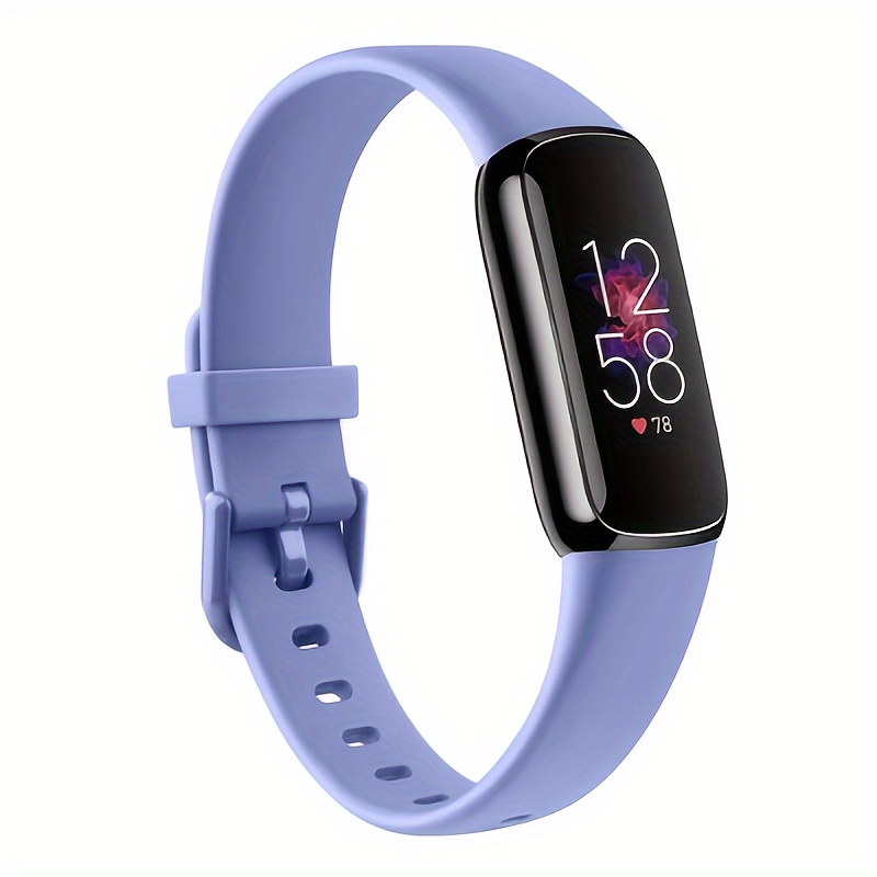 Replacement Silicone Band For Fitbit Luxe - Breathable Sport Strap With Quick Release (Fits 6.1-8.9 Inch Wrists)