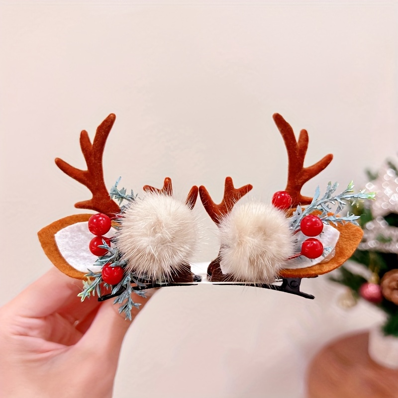 Cute Christmas Hair Clips Decorative Hair Accessories - Temu