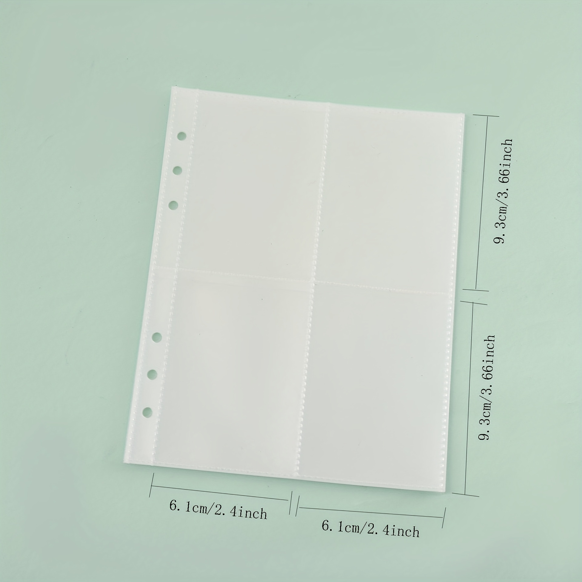 10pcs Standard Clear Plastic Photo Album Transparent A5 Binder