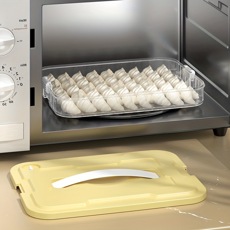 Large Capacity Refrigerator Storage Box Portable Egg Box Non Stick Bottom