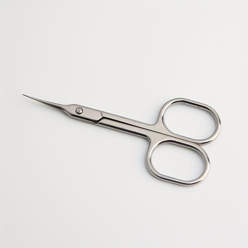 Cuticle Scissors Stainless Curved Blade Nail Scissors - Temu