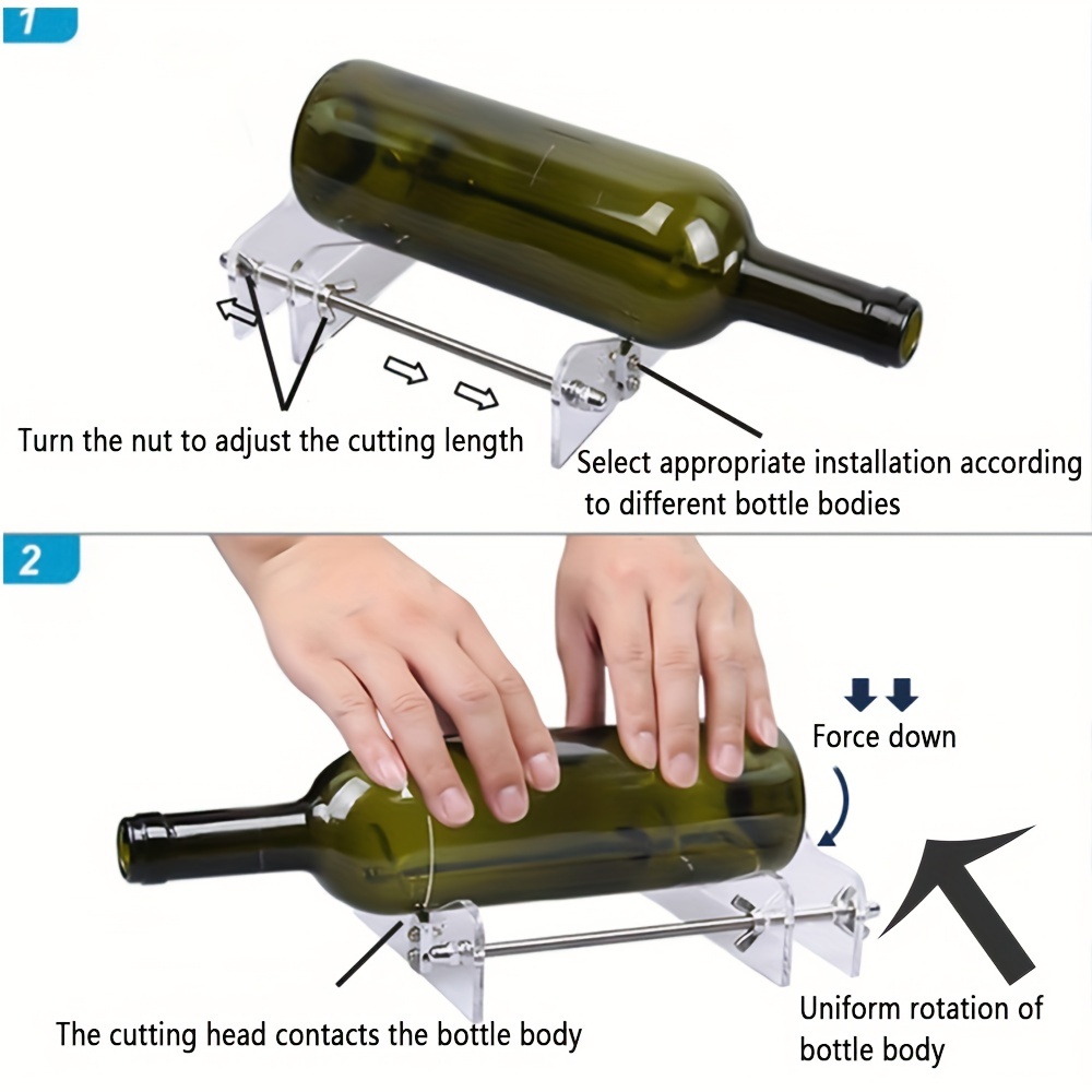 Cutting Tool Turns Bottles into Glasses