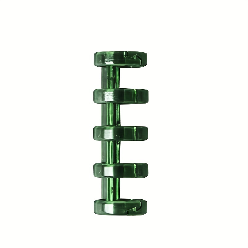 DIY 5 Hole Loose Leaf Buckle Ring Clip Coil Binding Strip Cover