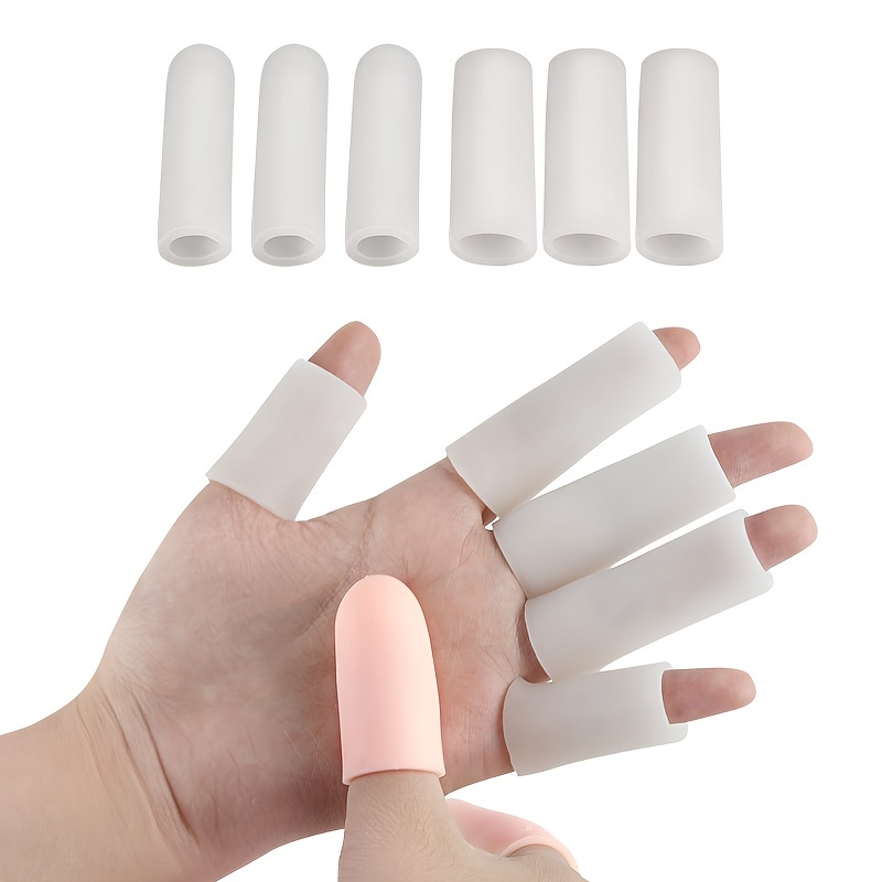Gel Finger Cots Finger Protectors Silicone Finger Gloves - Temu