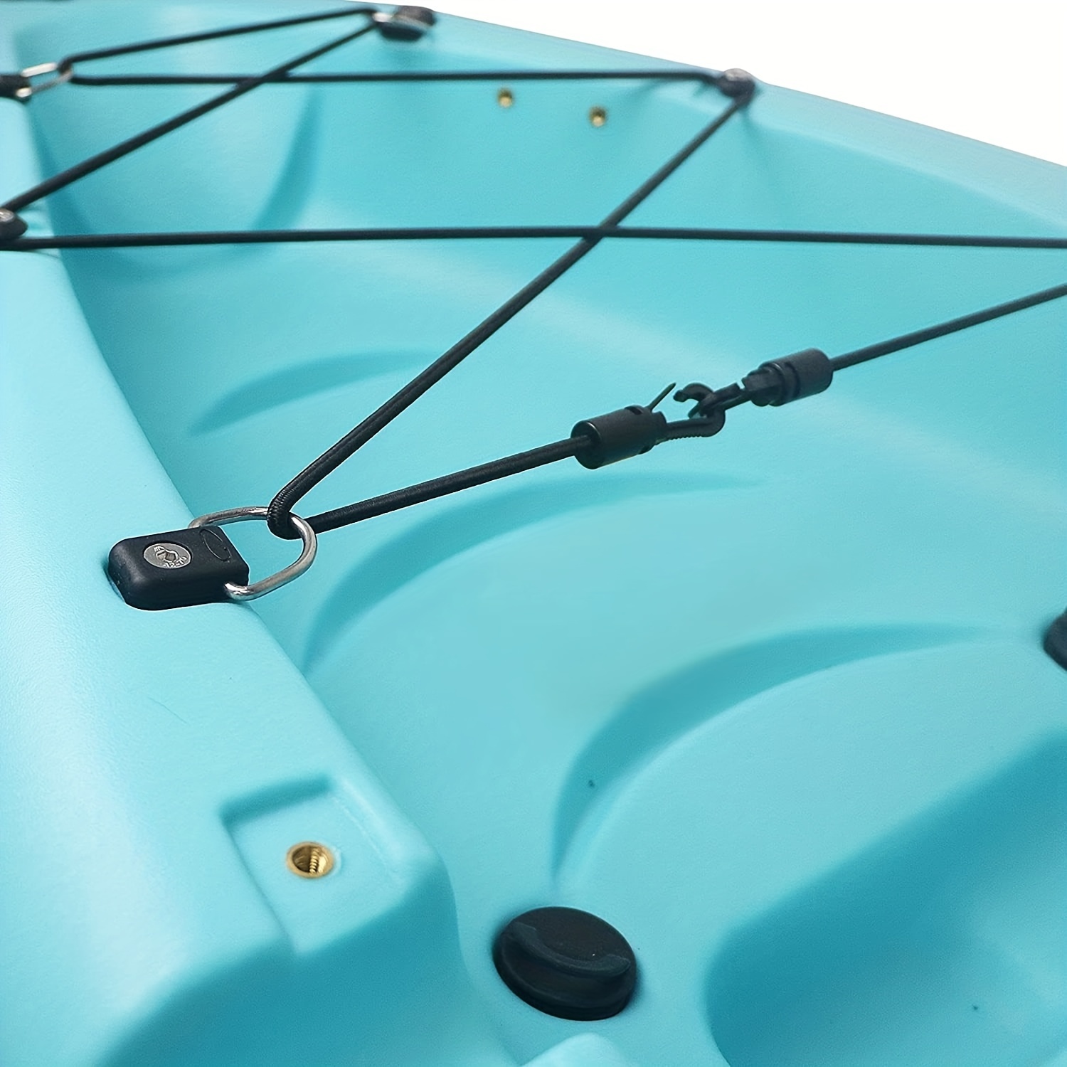 5m Elastic Bungee Cord Shock Cord Tethering Boat Kayak With 20 Rope Hook  End Tool
