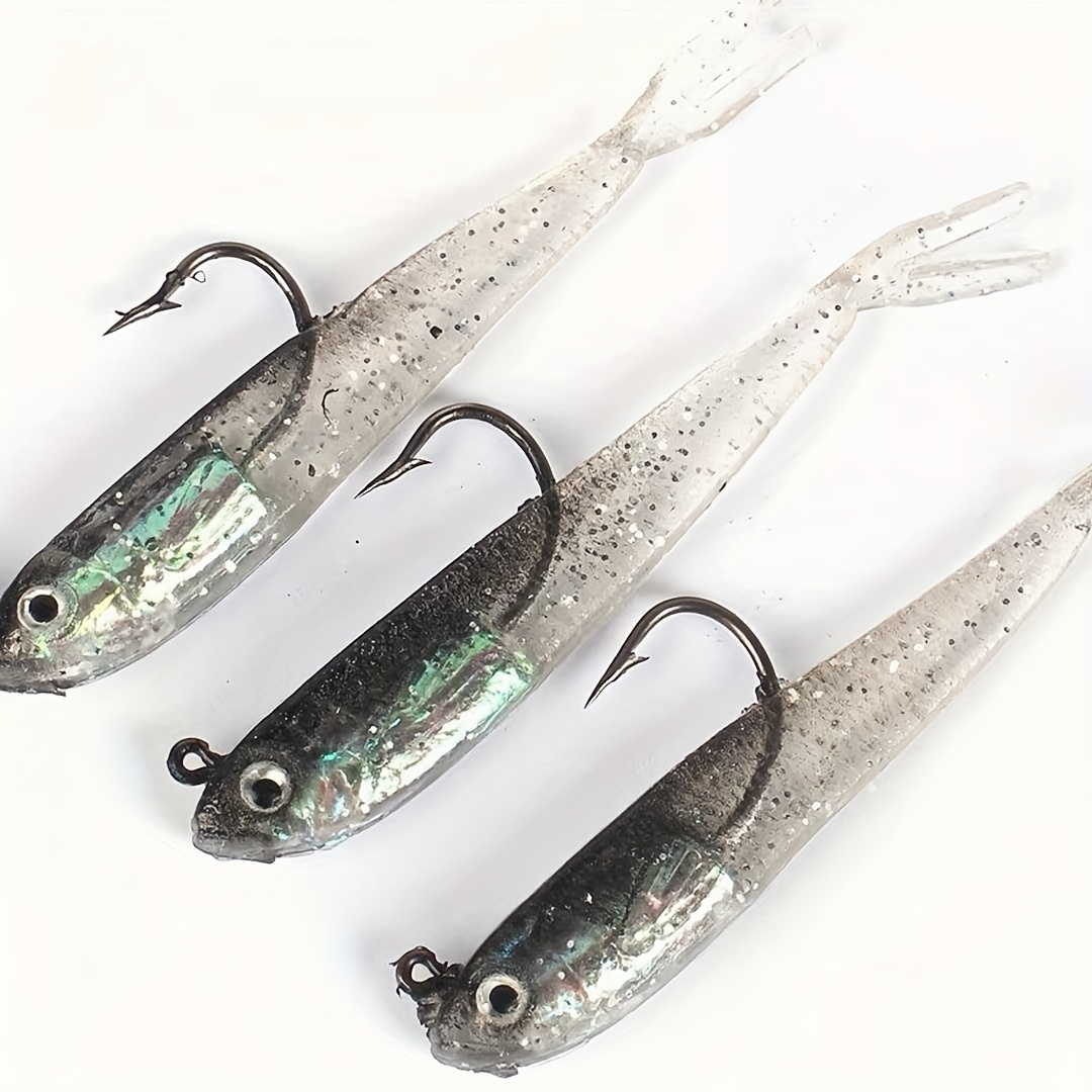 5 Pcs Lightweight Fish Skin Bait Hook Commonly Used Freshwater Fish Skin  Hook
