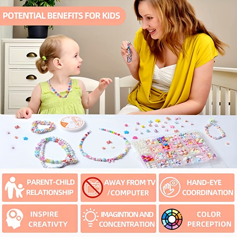 Unicorn Bead Jewelry Making Kit for Kids