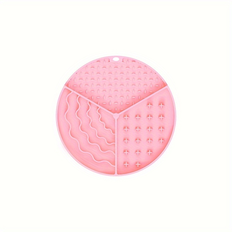 Round Pet Slow Feeder Mat Dog Licking Mat Washable Dog Food Plate Mat, Dog  Peanut Butter Lick Pad With Suction Cups - Temu