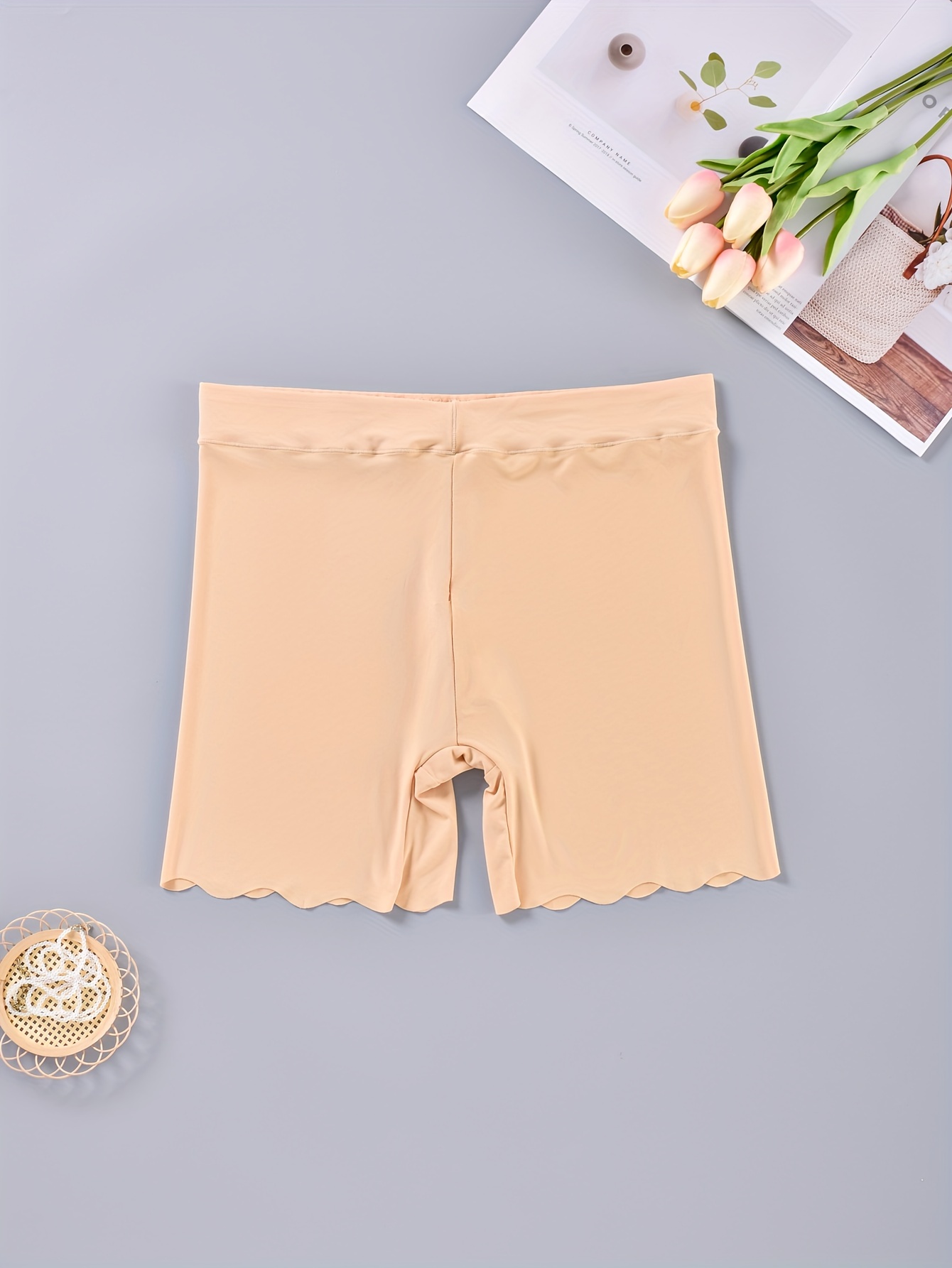 Women Boyshorts With Seamless Design Girls Safety Briefs Underpants Tights  Slim Short Pants Breathable