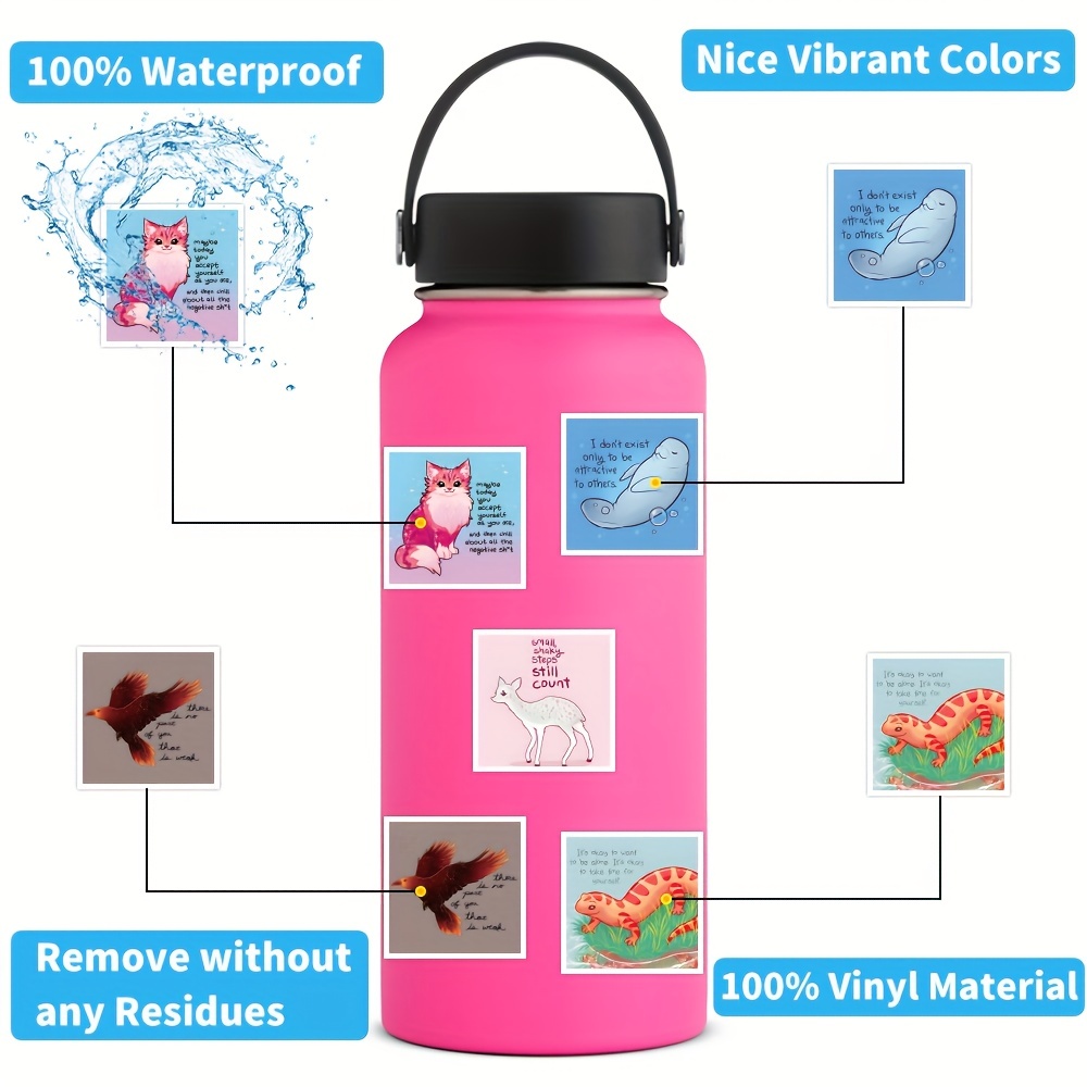 Be Kind, Waterproof Stickers, Water Bottle Stickers, Planner