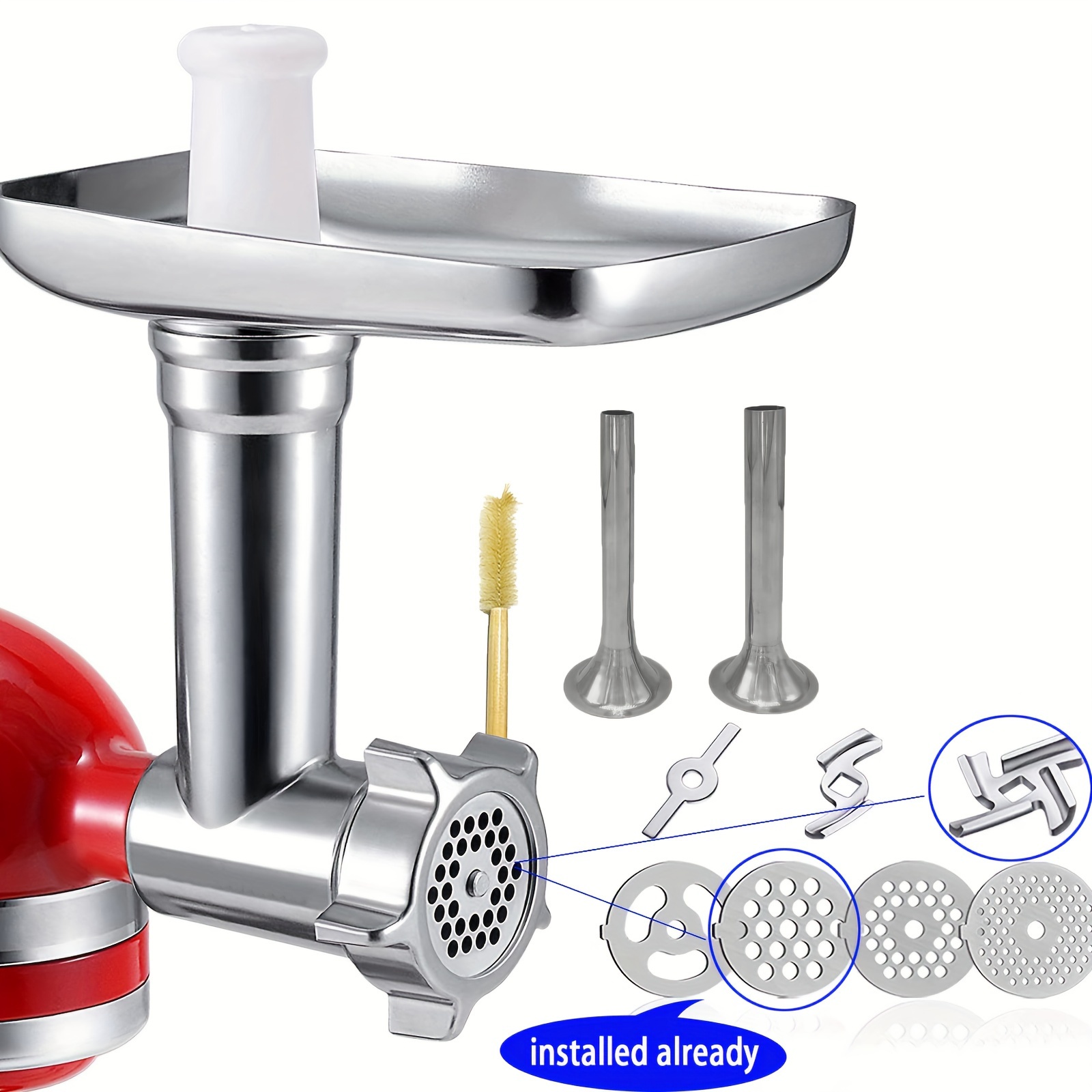 Kitchen Aid Meat Grinder Attachment Metal Meat Mincer for All