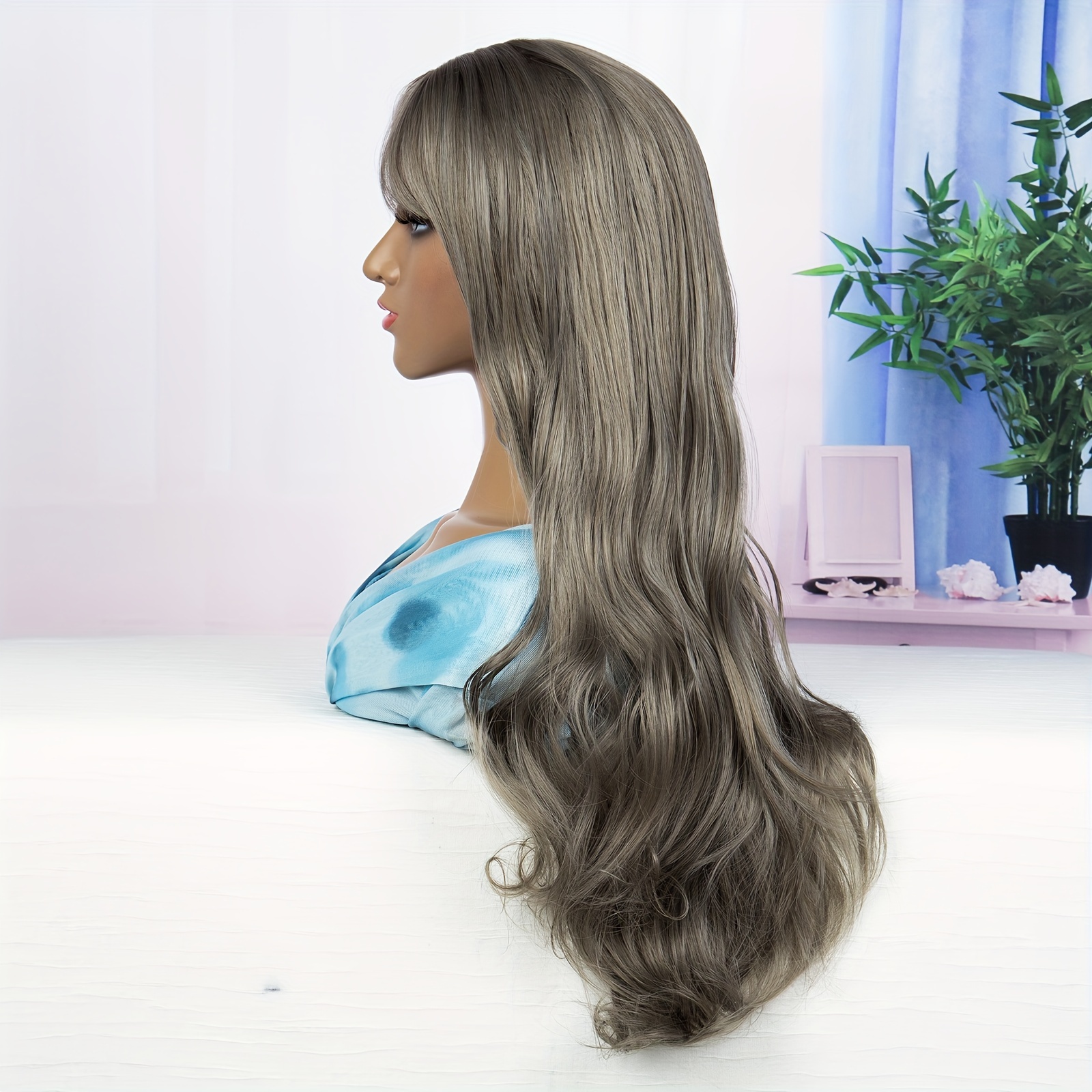 Grey wig big clearance w