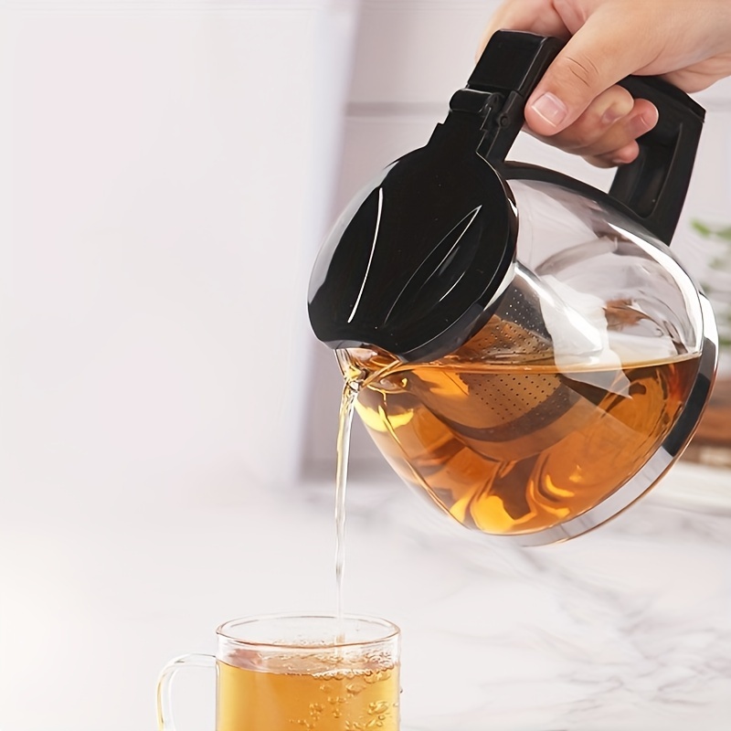 Tea Making Household Insulated Teapot Portable Warm Pot Stuffy Brewing Pot  Coffee Pot Temperature Display 1000ml Gift