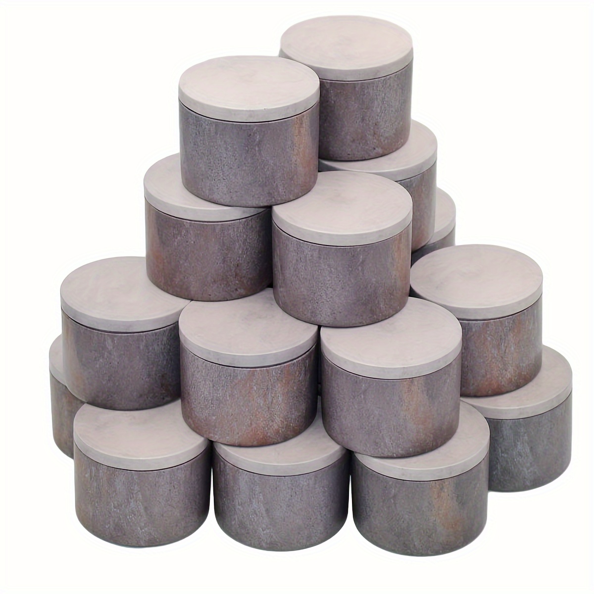 Candle Tins Metal Tins Round Candle Containers For Candle - Temu