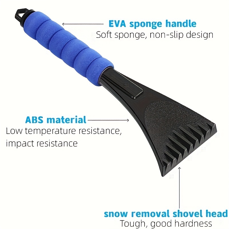 2-in-1 Car Multifunctional Snow And Ice Removal Shovel Winter Snow Winter  Cleaning Brush Ice Scraper For Auto Windshield