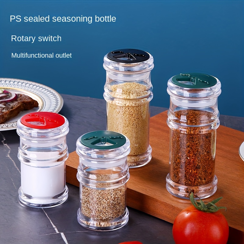 Push-type Dispenser Seasoning Box Rotary Sealed Salt Shaker Sugar