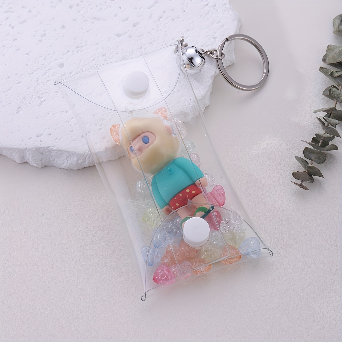 Kpop Finger Heart Love & Star Enamel Keychain Cute Key Ring Purse Bag  Backpack Car Key Charm Accessory Women Christmas Gift